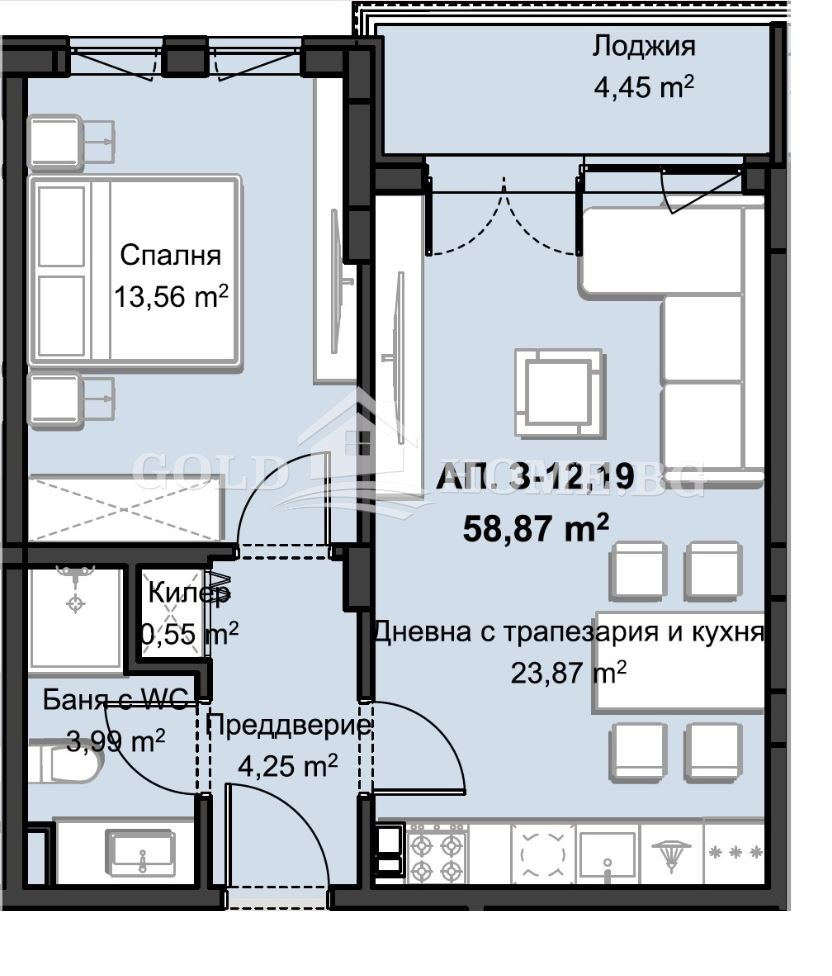 Продава 2-СТАЕН, гр. Пловдив, Христо Смирненски, снимка 10 - Апартаменти - 54302119