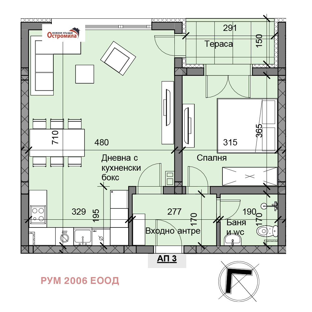 Продава 2-СТАЕН, гр. Пловдив, Беломорски, снимка 2 - Апартаменти - 56594400