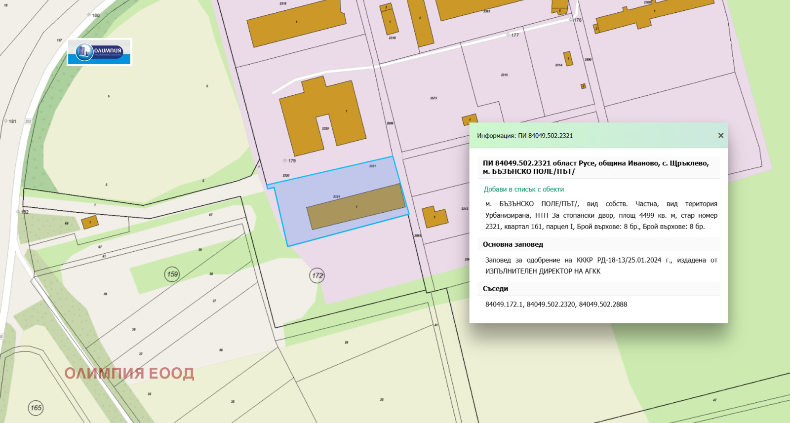Продава ПАРЦЕЛ, с. Щръклево, област Русе