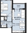 Продава  2-стаен град Пловдив , Христо Смирненски , 74 кв.м | 73342573 - изображение [6]