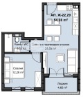 Продава  2-стаен град Пловдив , Христо Смирненски , 74 кв.м | 73342573 - изображение [8]