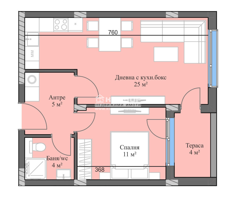 Продается  1 спальня Пловдив , Кършияка , 70 кв.м | 66054936 - изображение [4]