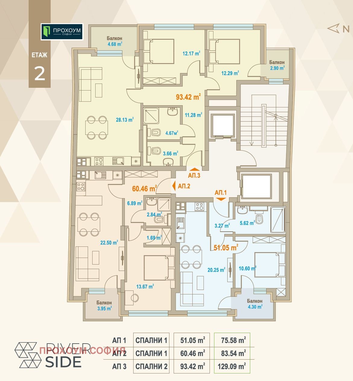 Продава 2-СТАЕН, гр. София, Зона Б-5, снимка 4 - Апартаменти - 55170963