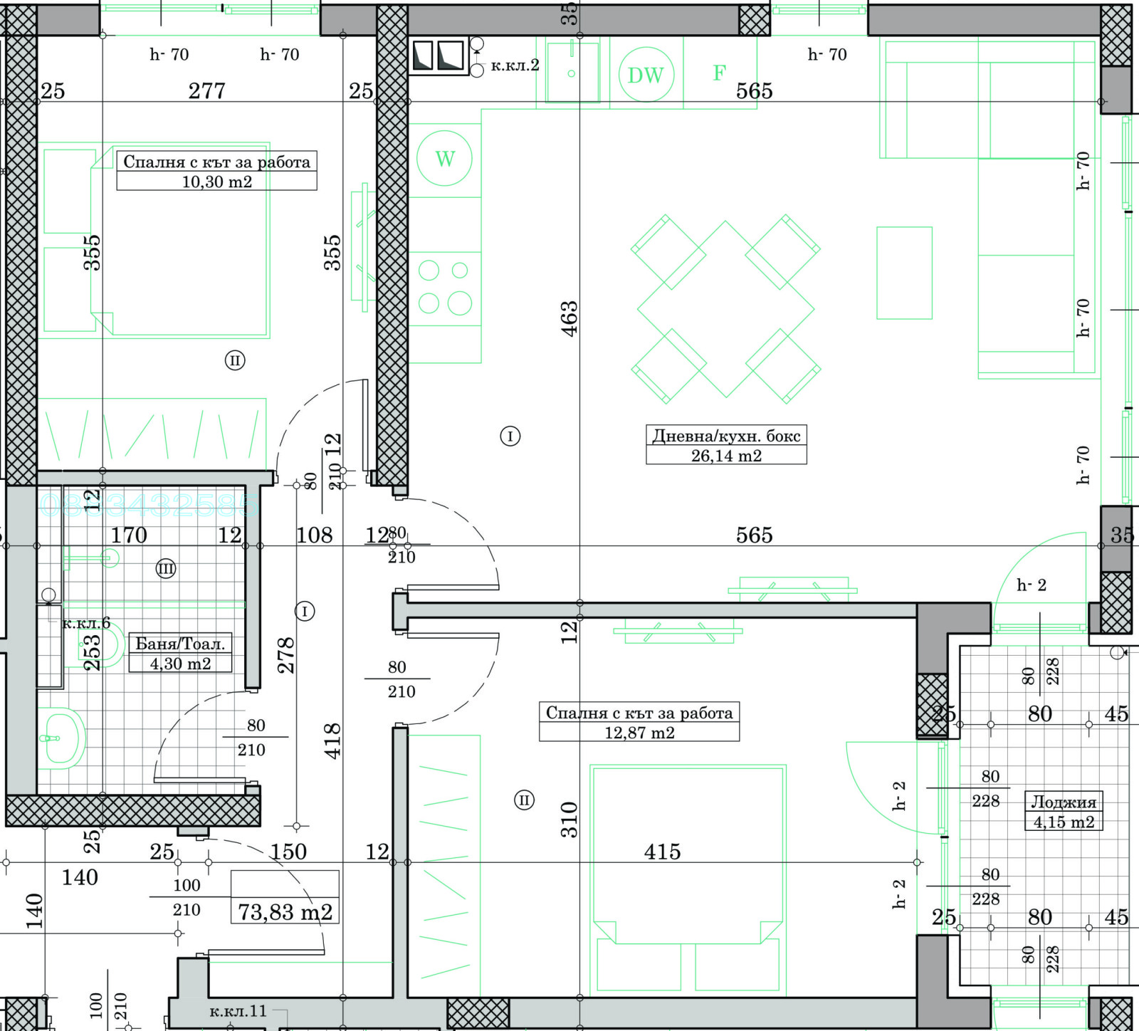 Продава 3-СТАЕН, гр. Варна, Кайсиева градина, снимка 17 - Апартаменти - 53631495