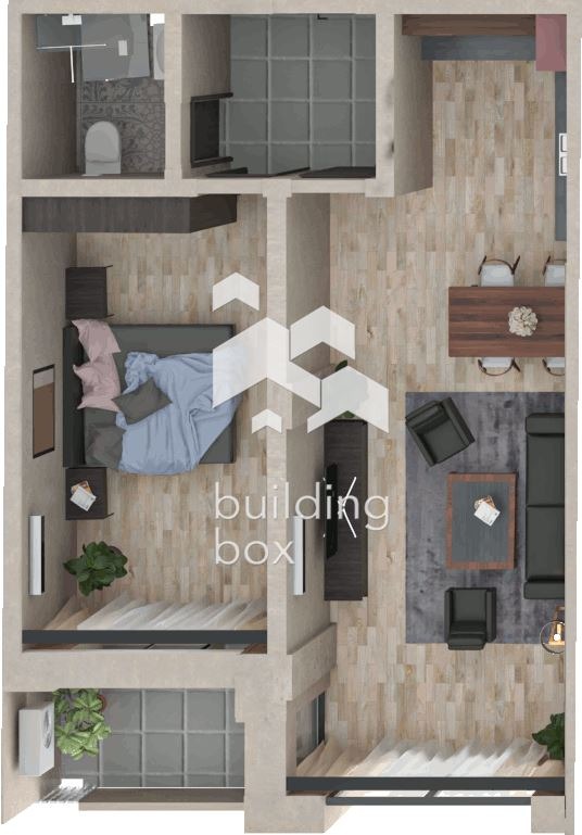 À venda  1 quarto Plovdiv , Hristo Smirnenski , 72 m² | 70784238 - imagem [3]