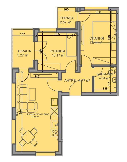 Продава 3-СТАЕН, гр. Пловдив, Прослав, снимка 4 - Апартаменти - 53982457
