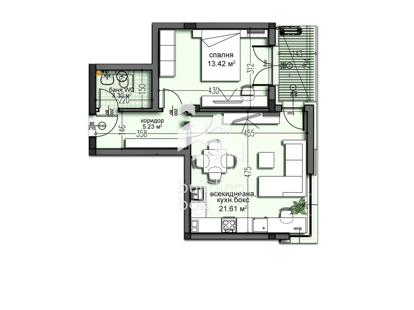 Продава 2-СТАЕН, гр. Варна, Изгрев, снимка 3 - Апартаменти - 56425035