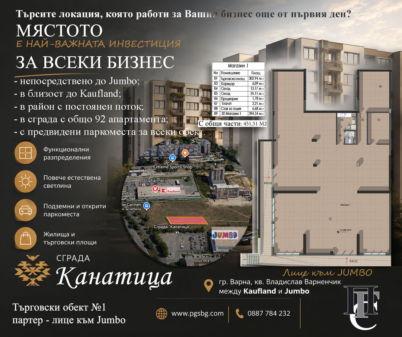 Продава МАГАЗИН, гр. Варна, Владислав Варненчик 1