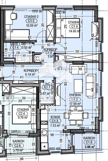 Продава 3-СТАЕН, гр. София, Дианабад, снимка 5 - Aпартаменти - 49303389