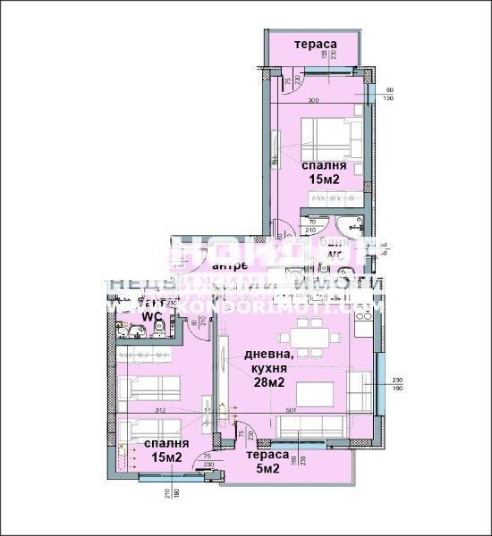 Na prodej  2 ložnice Plovdiv , Trakija , 119 m2 | 73643013 - obraz [6]