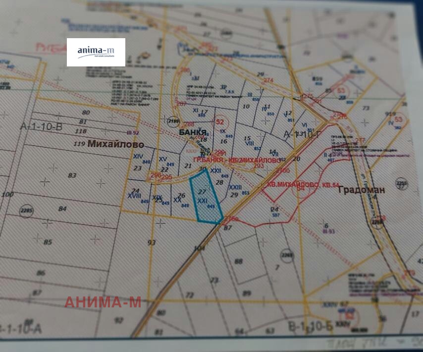 Продава ПАРЦЕЛ, гр. София, гр. Банкя, снимка 2 - Парцели - 53591991