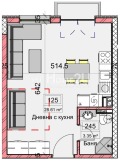 Продава 1-СТАЕН, град Варна, Кайсиева градина • 61500 € / 120283.54 лв. • 68794418 4