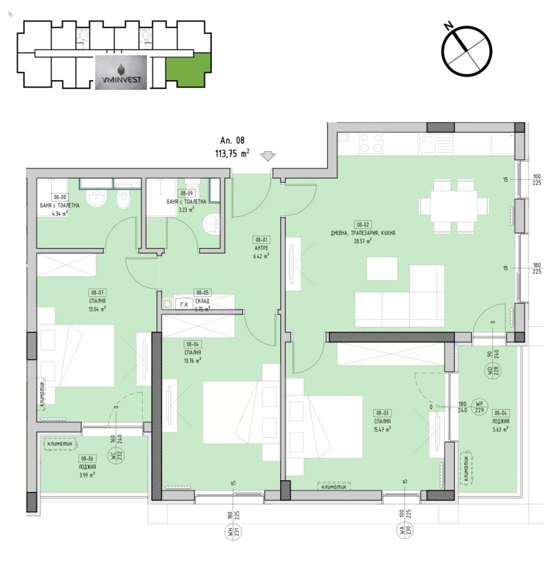 Продава 4-СТАЕН, гр. София, Малинова долина, снимка 5 - Апартаменти - 53231514
