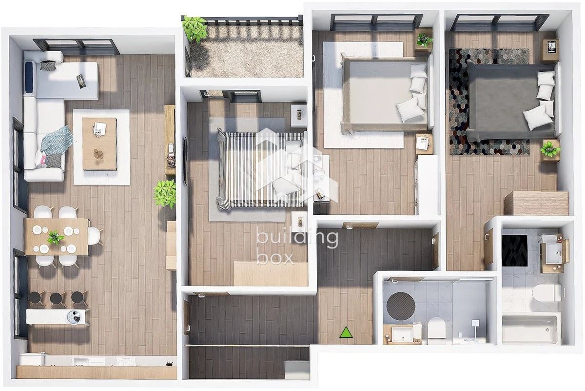 Продава 4-СТАЕН, гр. Пловдив, Христо Смирненски, снимка 3 - Апартаменти - 54421498