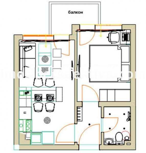 Продава 2-СТАЕН, гр. Пловдив, Кючук Париж, снимка 5 - Aпартаменти - 49489592