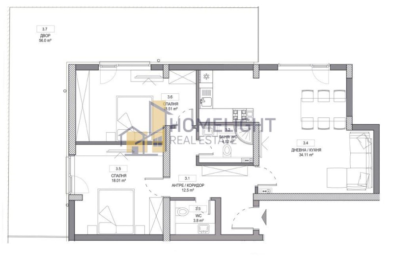 Продава 3-СТАЕН, гр. София, Славия, снимка 9 - Aпартаменти - 46948150