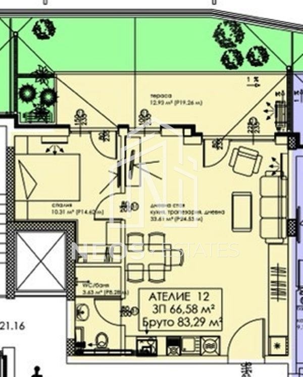 Продава 2-СТАЕН, гр. Созопол, област Бургас, снимка 2 - Апартаменти - 53676401