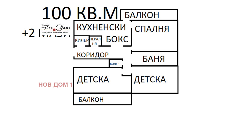 На продаж  3+ кімнати Варна , Владислав Варненчик 2 , 100 кв.м | 90561431