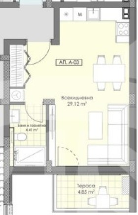 Продава 1-СТАЕН, гр. Пловдив, Остромила, снимка 1 - Aпартаменти - 47501874