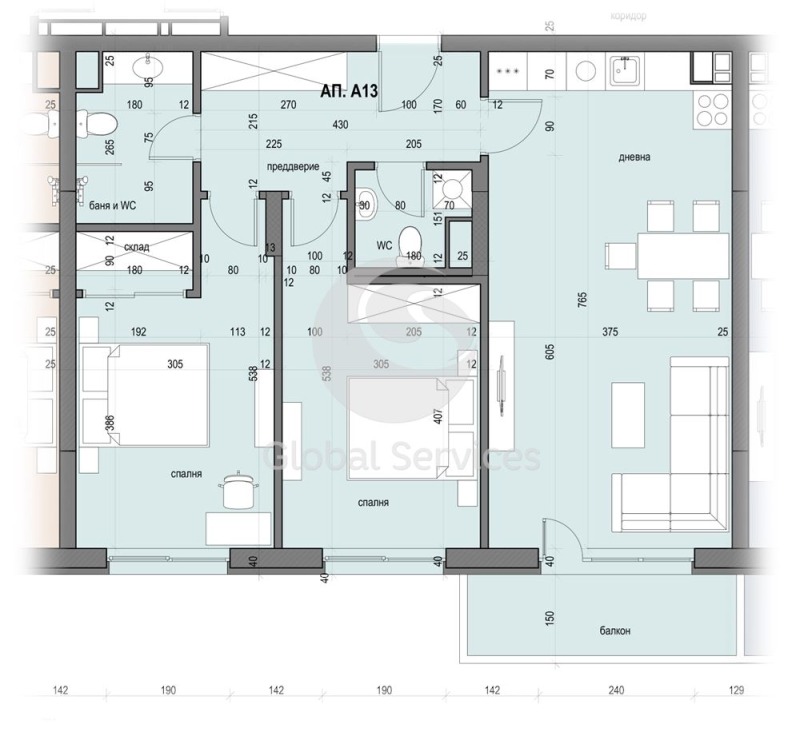 Zu verkaufen  2 Schlafzimmer Sofia , Slawija , 109 qm | 59065861 - Bild [2]