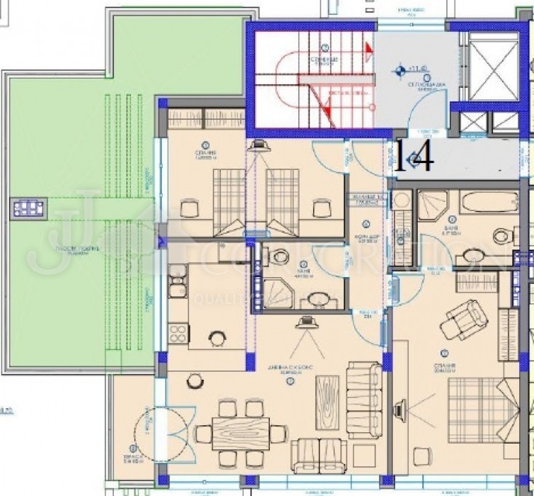 Продава 3-СТАЕН, гр. София, Манастирски ливади, снимка 5 - Aпартаменти - 49538182