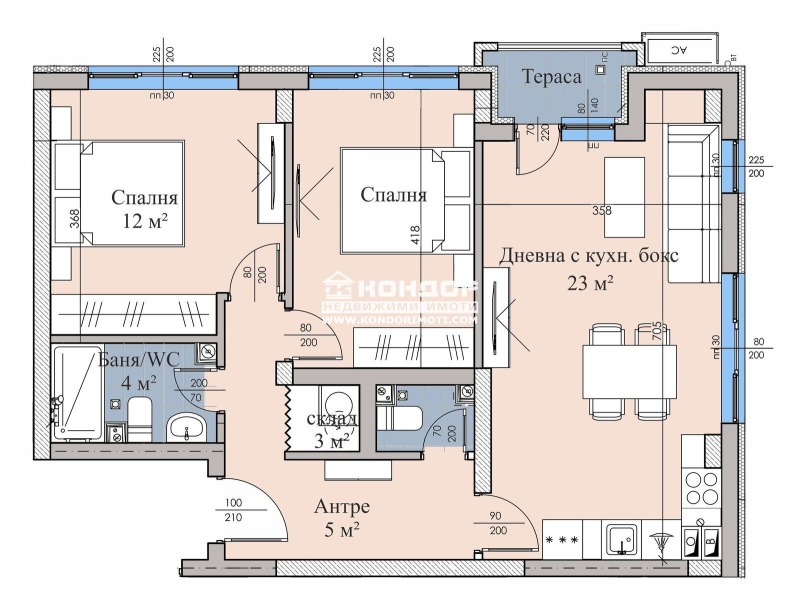 Na prodej  2 ložnice Plovdiv , Vastaničeski , 97 m2 | 94653131 - obraz [2]