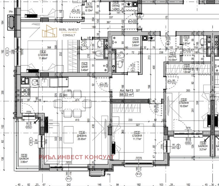 Продава 3-СТАЕН, гр. София, Манастирски ливади, снимка 4 - Апартаменти - 54706089