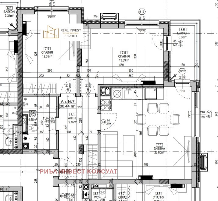 Продава 3-СТАЕН, гр. София, Манастирски ливади, снимка 3 - Апартаменти - 54706089