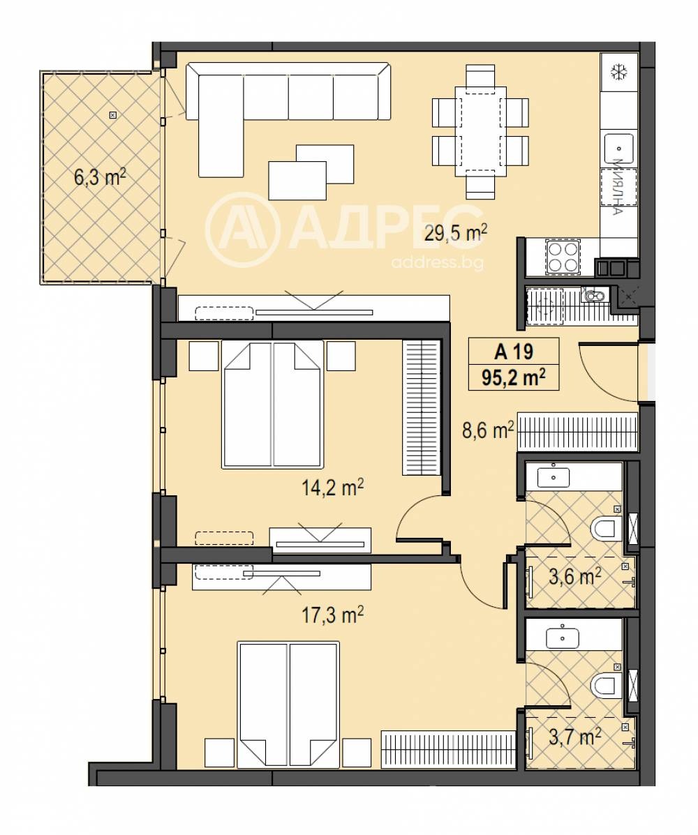 Продава 3-СТАЕН, гр. София, Бояна, снимка 4 - Апартаменти - 54143429