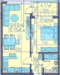 Продава 2-СТАЕН, град Пловдив, Каменица 2 • 92400 € / 180718.69 лв. • 22699150 2