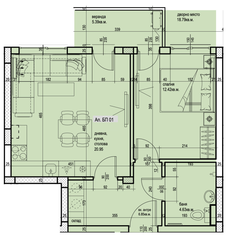 Eladó  1 hálószoba Plovdiv , Ostromila , 85 négyzetméter | 65645117