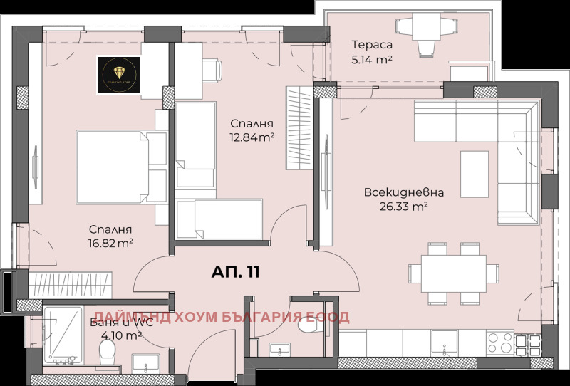 Продава 3-СТАЕН, гр. Пловдив, Христо Смирненски, снимка 3 - Aпартаменти - 49220006