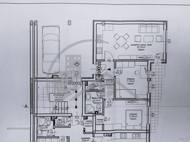 Myytävänä  2 makuuhuonetta Varna , Vinitsa , 78 neliömetriä | 31895960 - kuva [2]