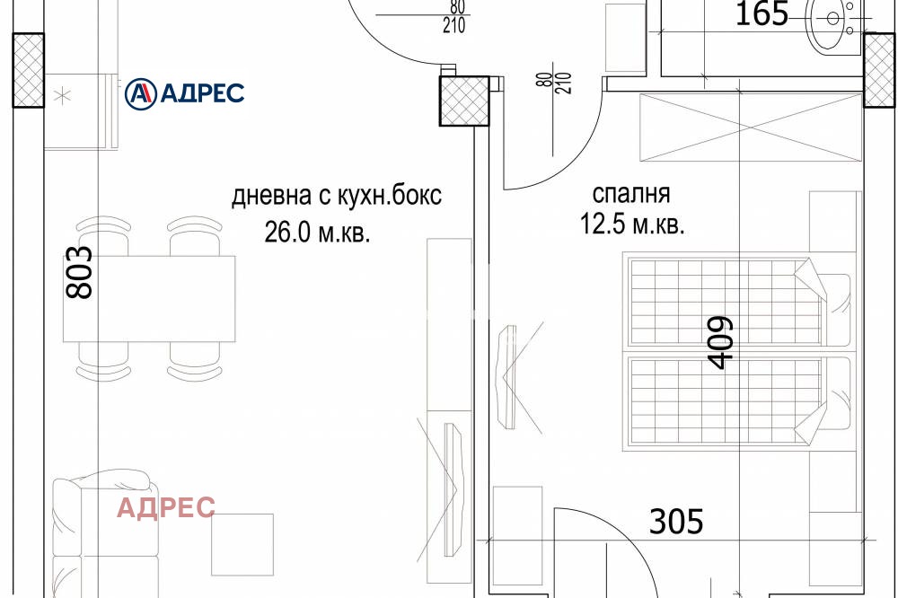 Продава 2-СТАЕН, гр. Варна, Кайсиева градина, снимка 4 - Апартаменти - 54774534