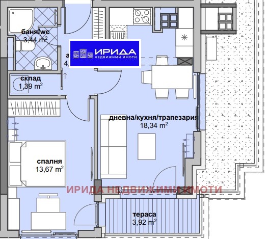 À venda  1 quarto Sofia , Liulin 6 , 66 m² | 74491542