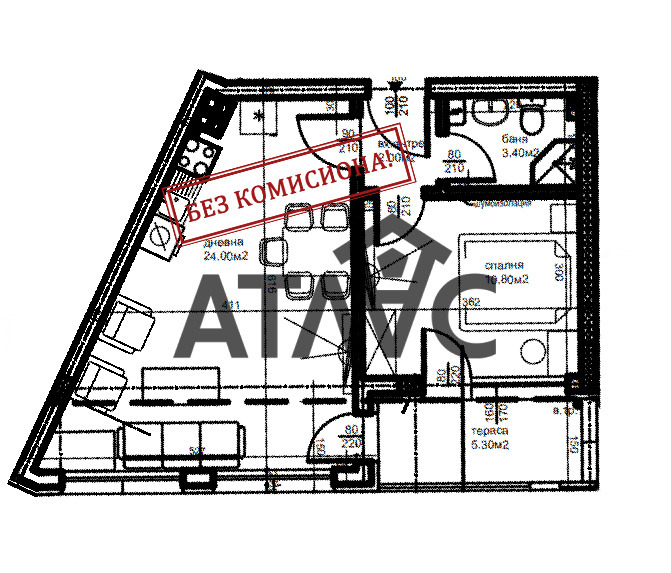 Продава  2-стаен, град Пловдив, Коматевски възел • 69 700 EUR • ID 65006291 — holmes.bg - [1] 