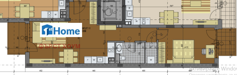 Продава 2-СТАЕН, гр. София, Банишора, снимка 2 - Апартаменти - 53044845