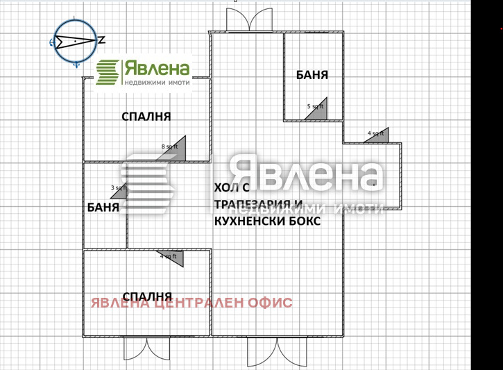 De vânzare  2 dormitoare Sofia , Țentâr , 90 mp | 26055685 - imagine [5]