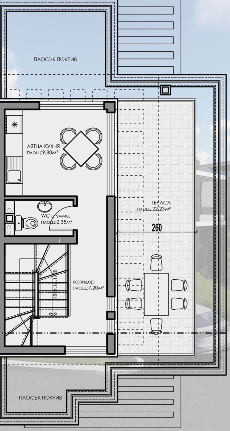 Продава КЪЩА, гр. София, в.з.Горна баня, снимка 11 - Къщи - 48813482