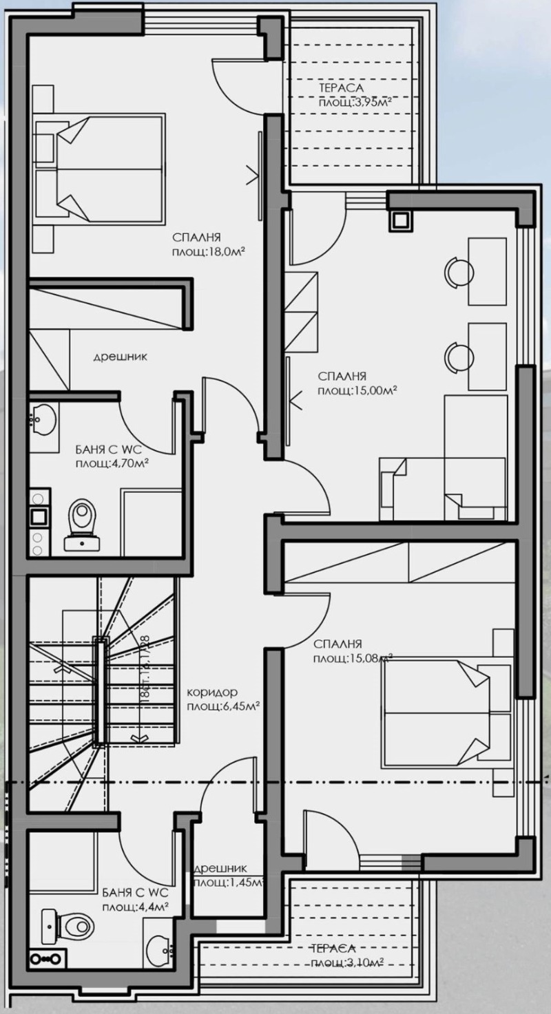 Продава КЪЩА, гр. София, в.з.Горна баня, снимка 10 - Къщи - 48813482