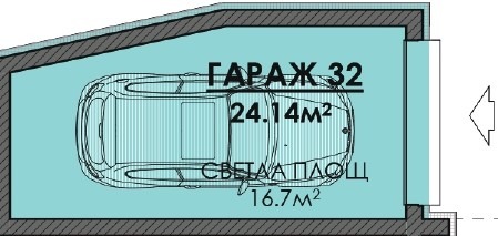 Продава ГАРАЖ, ПАРКОМЯСТО, гр. Бургас, област Бургас, снимка 2 - Гаражи и паркоместа - 52999478