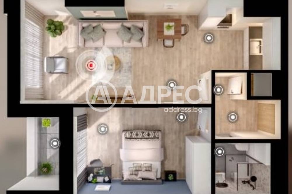 Продава  2-стаен град София , Дружба 1 , 80 кв.м | 98699512