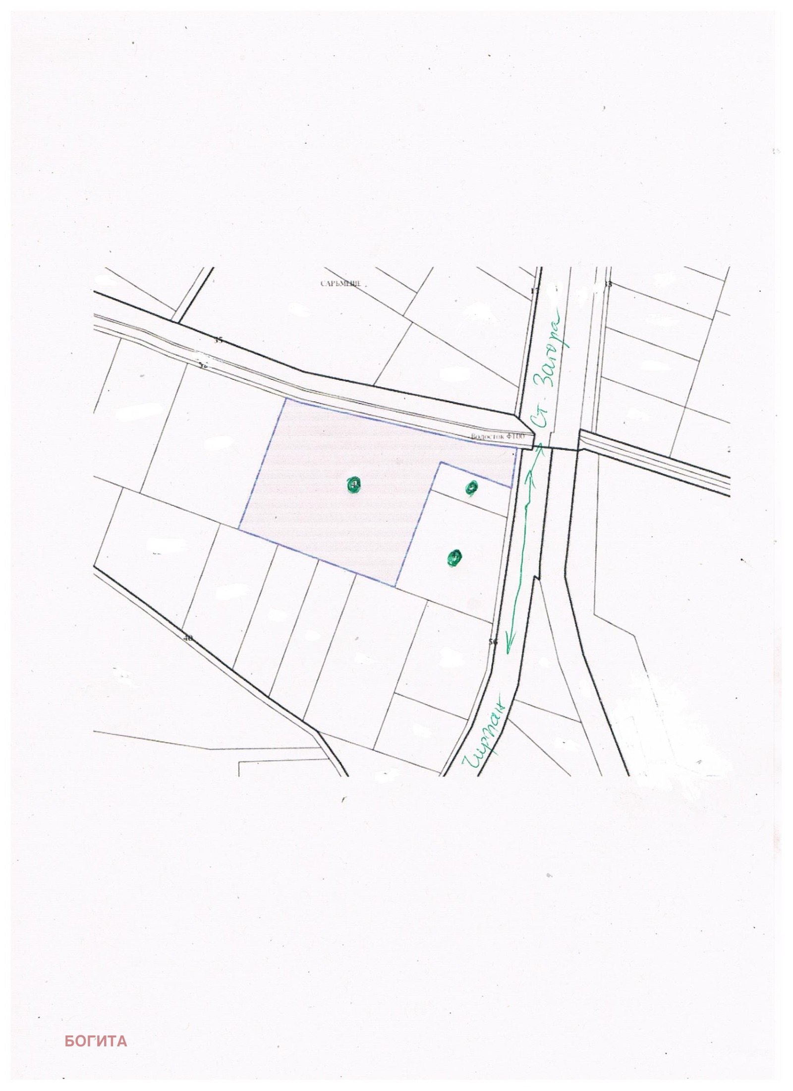 Продава ПАРЦЕЛ, с. Богомилово, област Стара Загора, снимка 2 - Парцели - 41933420