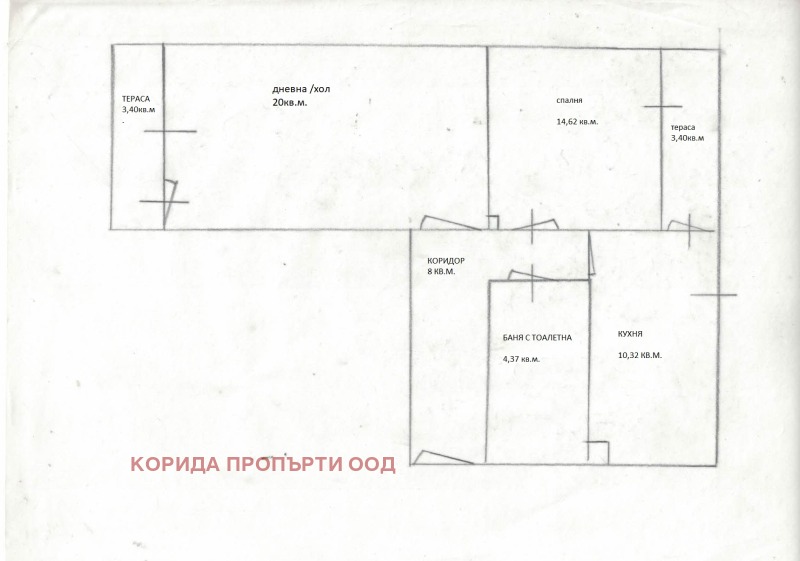 Продава 2-СТАЕН, гр. София, Сухата река, снимка 1 - Aпартаменти - 49166526