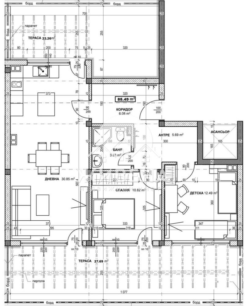 Продава 3-СТАЕН, гр. Варна, к.к. Св.Св. Константин и Елена, снимка 16 - Aпартаменти - 47467250