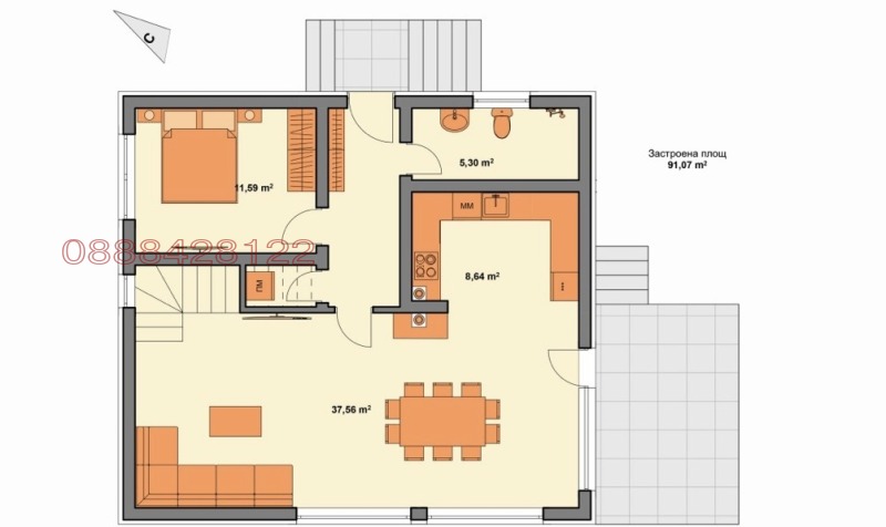 Продава КЪЩА, гр. Своге, област София област, снимка 2 - Къщи - 53115477