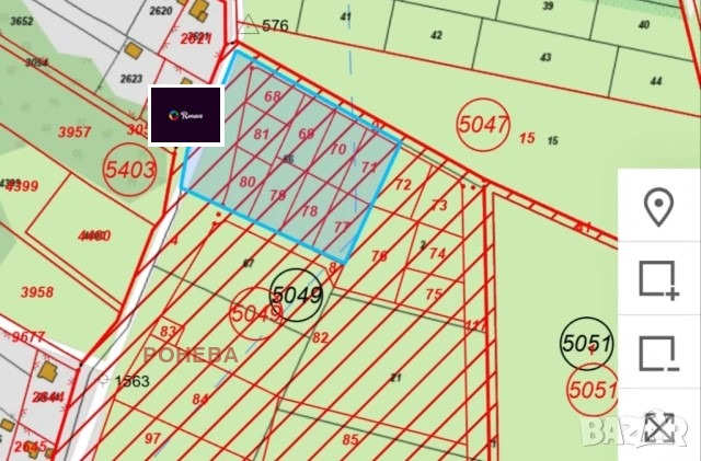 Продается  Сюжет Варна , м-т Боровец - юг , 1370 кв.м | 82334902