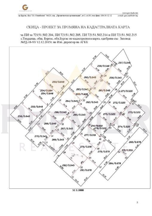 Продава ПАРЦЕЛ, гр. Бургас, с. Твърдица, снимка 3 - Парцели - 55102949