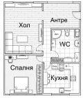 Продава 2-СТАЕН, гр. София, Сухата река, снимка 1