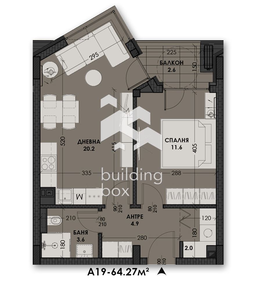 Продава 2-СТАЕН, гр. Варна, Виница, снимка 2 - Апартаменти - 55183112